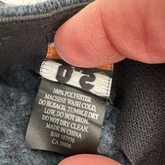 Kerrits Horsin' Around Winter Cap Hat OS Blue Mottled Fleece Equestrian Horse - Picture 8 of 9